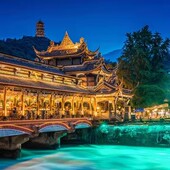 都江堰景区 8人私家团含门票导游 熊猫谷一日游2