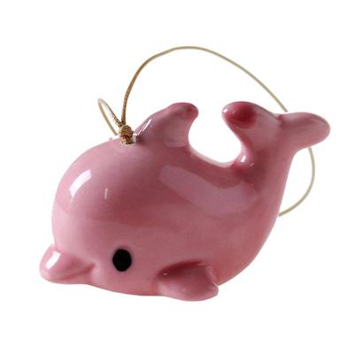 创意可爱挂件陶瓷包包挂儿童女生海豚风铃小清新学生送闺蜜门饰