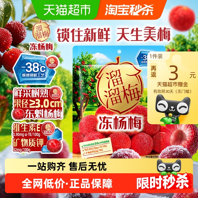 【溜溜梅 冻杨梅】东魁树熟杨梅干酸甜解馋解腻小零食独立包装