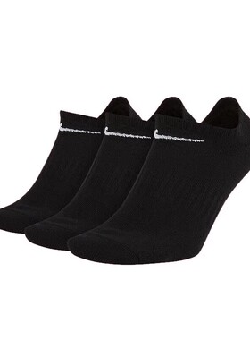 NIKE耐克中性U NK EVERYDAY LTWT NS 3PR袜子船袜SX7678-010