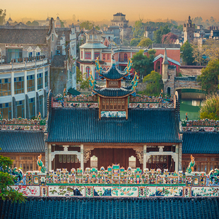 江门开平赤坎古镇华侨国际度假区多酒店可用，2天1晚双人套票含早餐+门票