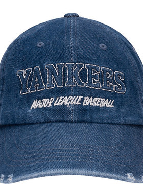 【自营】MLB男女休闲帽时尚复古运动帽户外透气软顶帽3ACPV215N