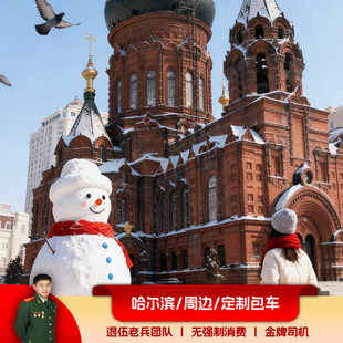 哈尔滨市内/周边/雪乡/雪谷/长白山/雪岭/定制包车游