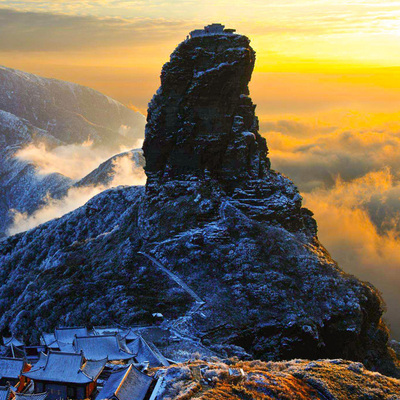 贵州黔行暖冬荔波大小七梵净山镇远古镇5日纯玩旅游