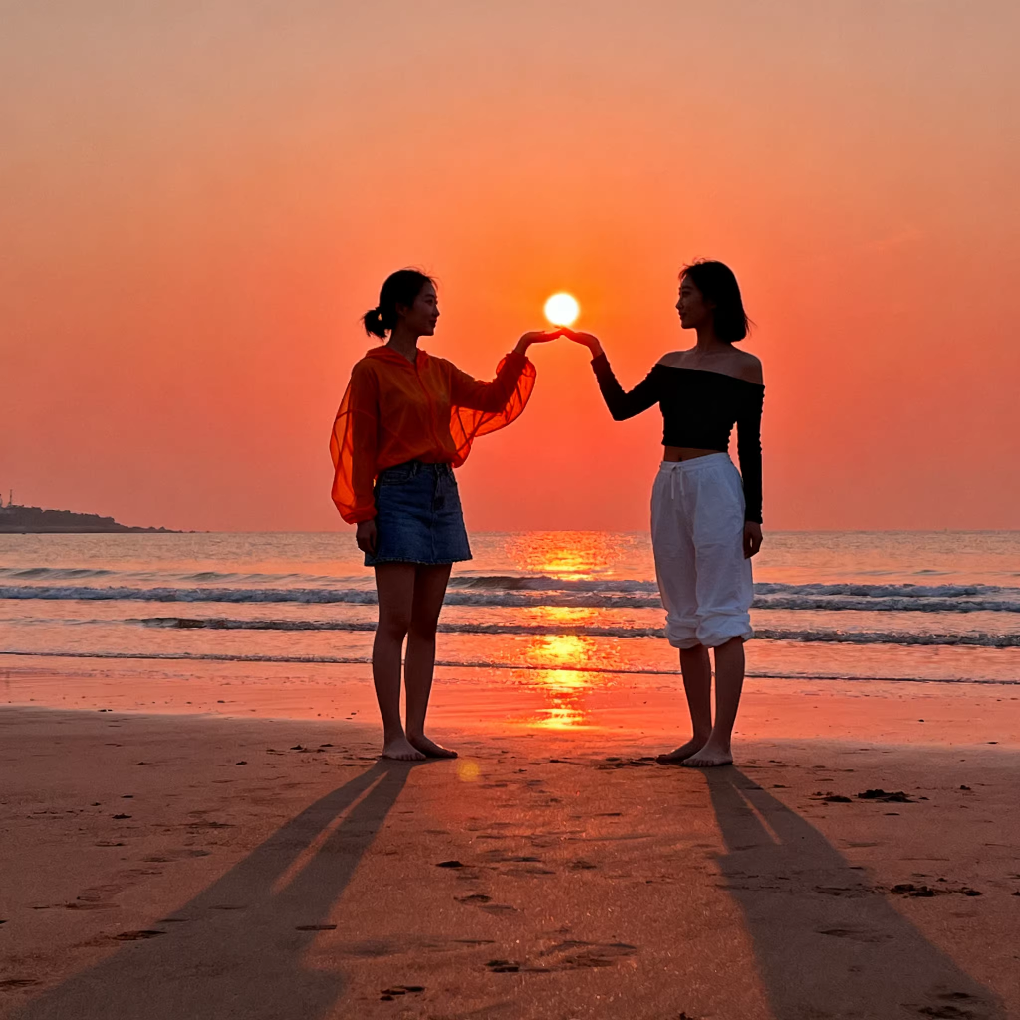青岛【第三海水浴场】【现场收片全精修】摄影师生日亲子跟拍情侣