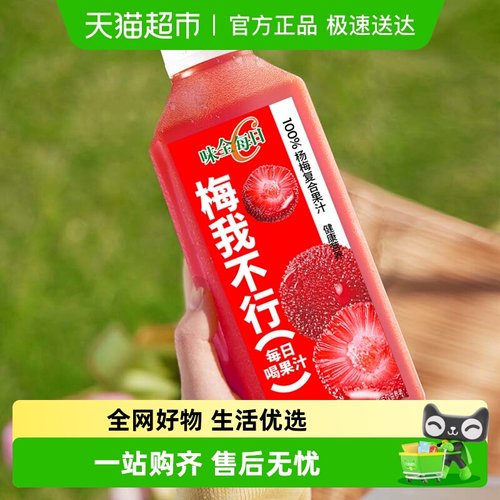 味全杨梅复合果蔬汁900ml×1瓶