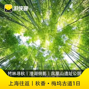 游侠客上虞梅坞古道一日徒步跟团游大巴往返上海周边游