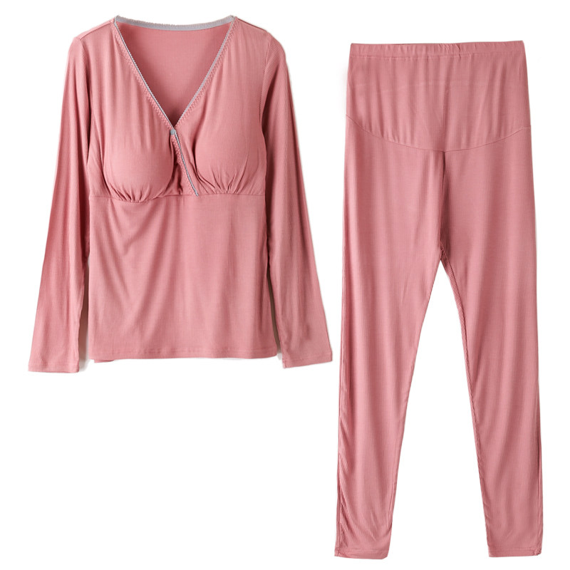 莫代尔孕妇产后坐月子家居服睡衣