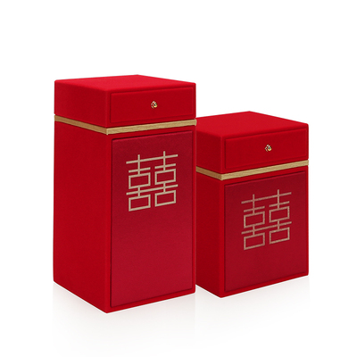 红绒黄金展示道具珠宝首饰橱窗