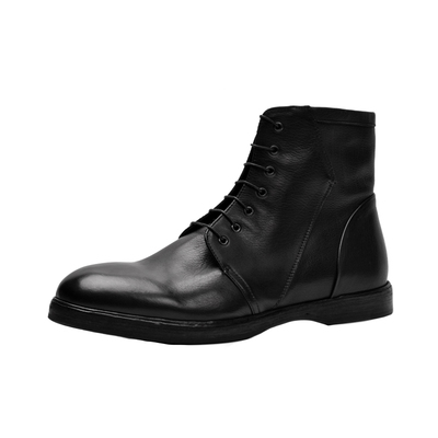 viplander休闲风做旧侧拉链皮靴