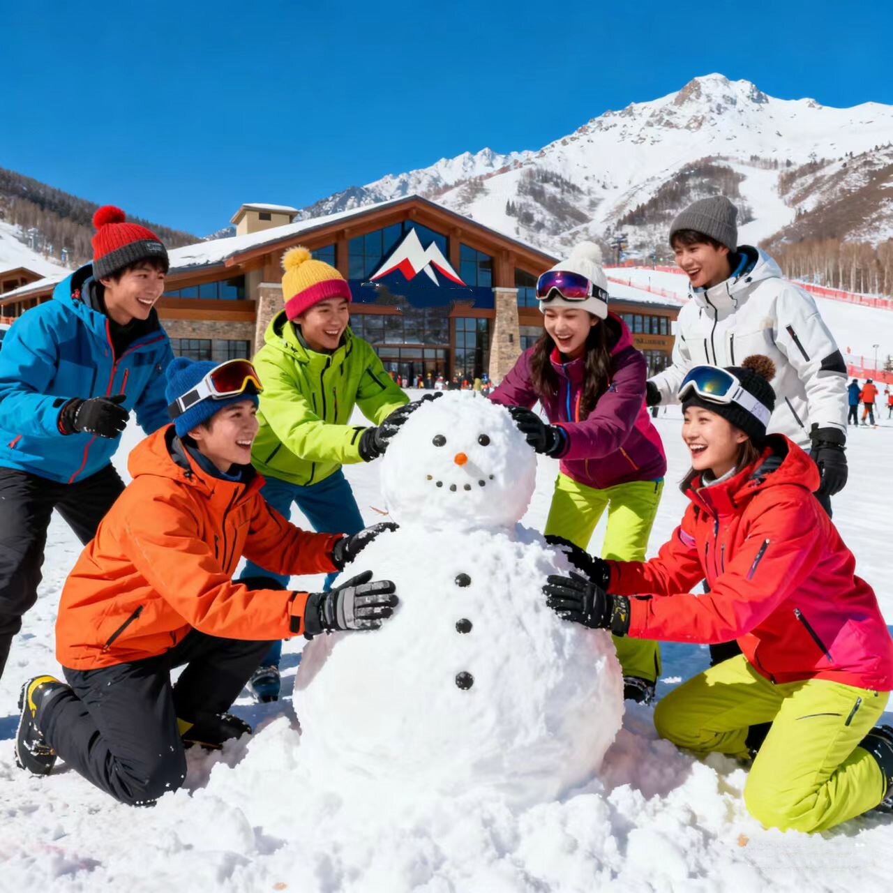 【富龙滑雪场1住1滑开板预售】张家口汤印温泉假日酒店/度假酒店/晴山小筑/汤印公寓1晚