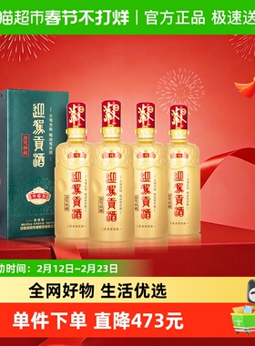 迎驾贡酒迎驾洞藏6 浓香型白酒50度500ml*4瓶整箱装 聚会宴请送礼