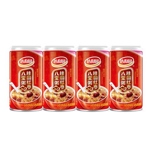 达利园八宝粥360g4罐桂园莲子红枣粥方便早餐即食代餐速食粥