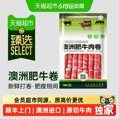 猫超臻选澳洲新鲜原切肥牛