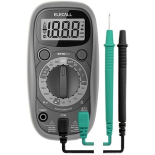 伊莱科通用型数字万用表笔 能表笔配件专用测试线鳄鱼夹探针插头