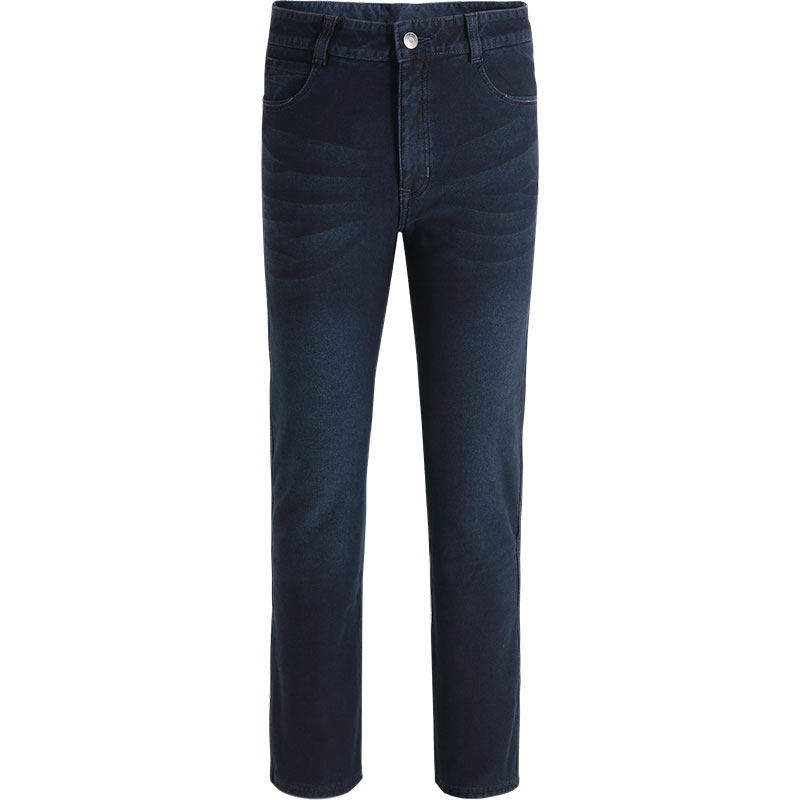 捷纯冬季加绒加厚牛仔裤男冬长裤男士大码休闲裤子弹力宽松保暖裤