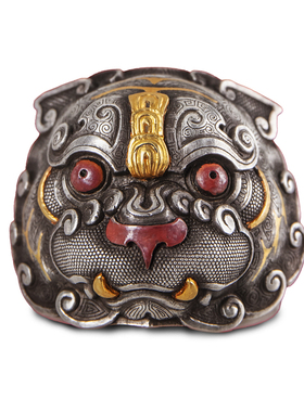 伏尔甘工兮吴树国寅虎纯银戒指