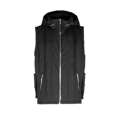 90D白鸭绒填充涂层面料机能马甲