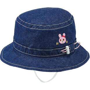 MIKIHOUSE 儿童帽子男女宝宝春夏款牛仔渔夫帽遮阳帽HOT BISCUITS
