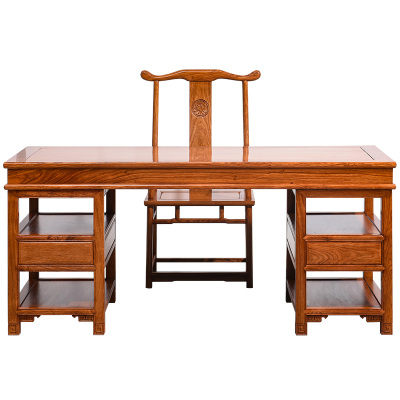 刺猬紫檀花梨木仿古中式书法桌