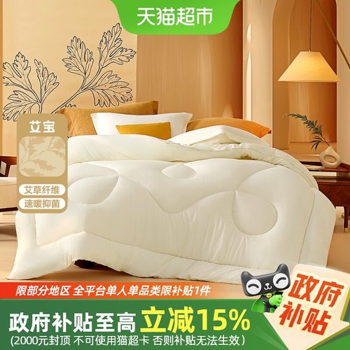 水星家纺艾宝棉抑菌冬被