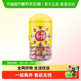 绿箭108支箭牌真知棒棒棒糖桶装量大水果味糖果儿童零食