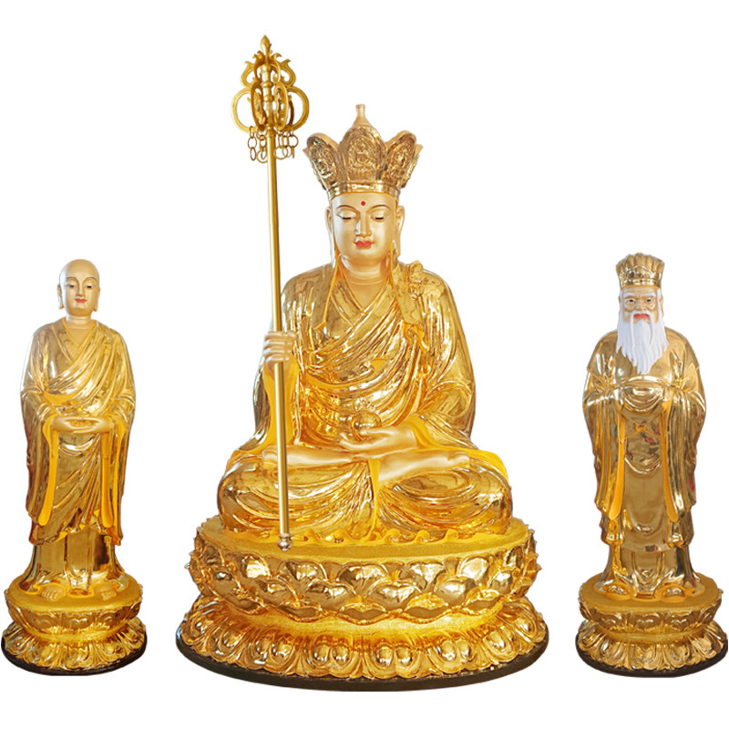 地藏王菩萨大型佛像寺院木雕