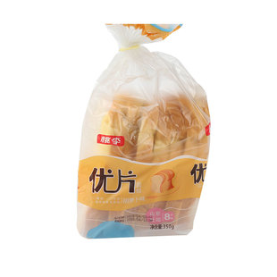 桃李优片胡萝卜切片面包 350克/袋早餐食品营养零食网红小吃休闲