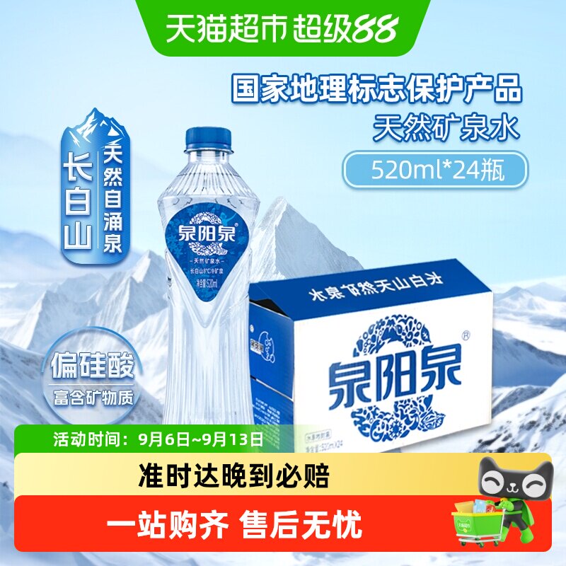 泉阳泉长白山天然矿泉水图片