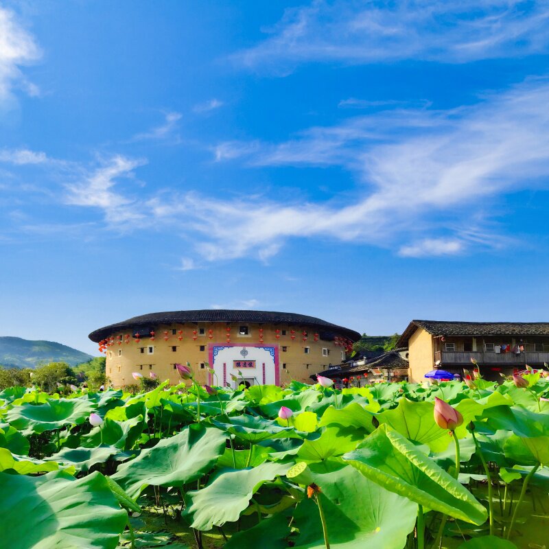 一价全含/8人小团可选/福建厦门南靖云水谣景区+永定土楼一日游