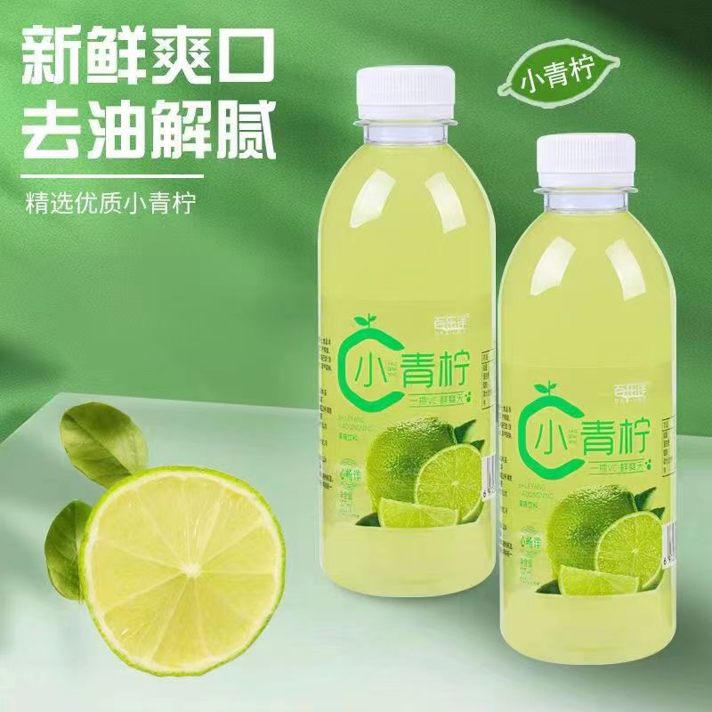 特价网红小青柠汁饮料柠檬汁果味饮料整箱小瓶水果汁360ml聚餐