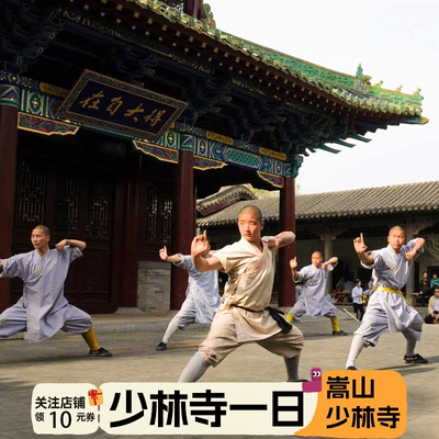 【天天发团】郑州一日游 少林寺+武术表演+常住院+塔林一价全包