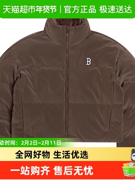 MLB羽绒服女款时尚百搭哑光亮面短款休闲舒适棉羽25冬季新款DJB40