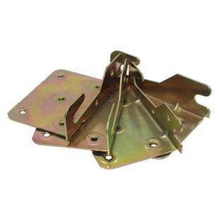 加厚床配件连接件五金床挂片床插固定连接件床铰链木床用家具配件