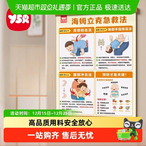 Y·S·R/奕思瑞海姆立克急救挂图