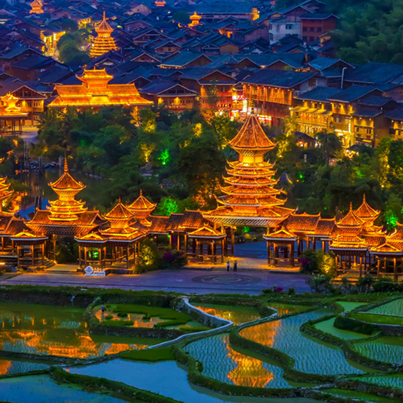 贵州旅游10天9晚私家团黄果树万峰林织金洞乌蒙草原荔波西江苗寨