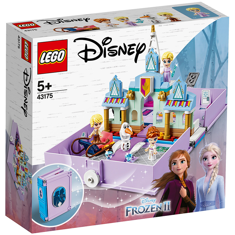 LEGO乐高积木女孩子系列迪士尼安娜艾莎公主城堡女生玩具2023新款