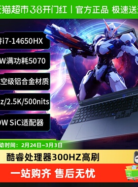 机械革命旷世X 16英寸i7/i9 RTX5070/60独显电竞电脑游戏笔记本