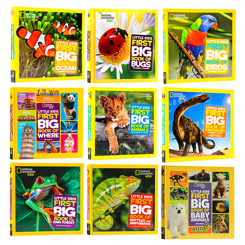 【自营】美国国家地理儿童百科 英文原版 Little Kids First Big Book of 儿童科普认知精装绘本 英语课外阅读怎么看?