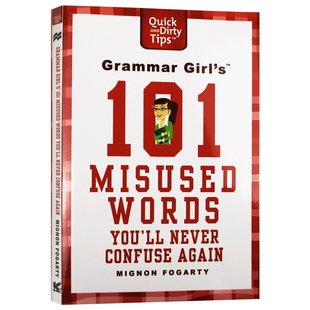 语法女王 101个误用单词英文原版 Grammar Girl's 101 Misused Words You'll Never Confuse Again 英文版工具书 进口原版英语书籍