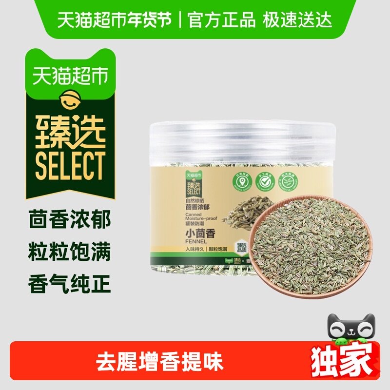 【臻选】吉得利小茴香100g炒菜炖肉卤菜厨房调味香辛料烧烤撒撒料,粮油调味/速食/干货/烘焙,香辛料/干调类,淘宝优惠券,粉丝福利购,淘宝优惠卷