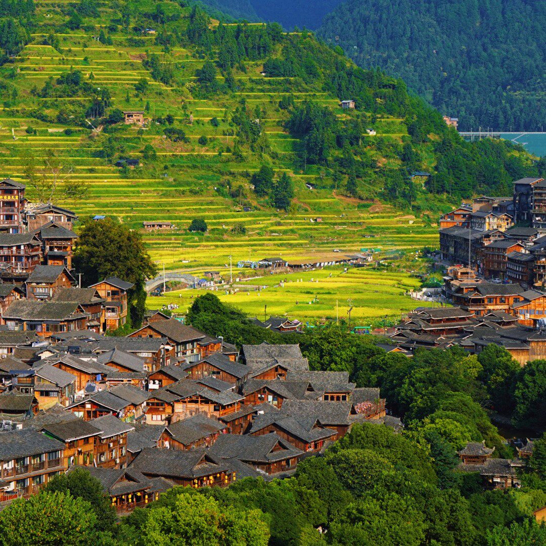 贵州黔东南6天5晚2-8人纯玩小团千年古寨之旅|梯田落日|银饰蜡