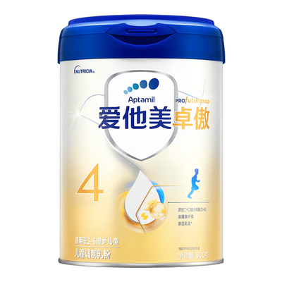 【自营】爱他美卓傲4段儿童调制乳粉800g*1单罐装3-6岁官方正品