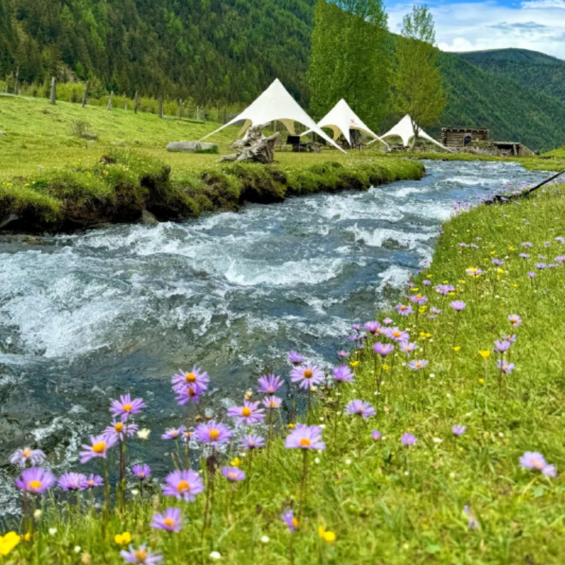 甲根坝/姑弄村/青杨林/空中花园/提弄秘境/塔公草原/纯玩2日游