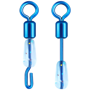 威拓森 快速子线夹连接器硅胶开口八8字环强拉力秒换子线钓鱼配件