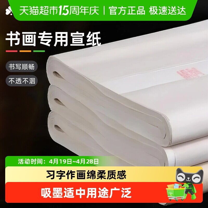 宅小仙宣纸美术国画专用作品纸书法练字临摹纸儿童写毛笔字练习纸