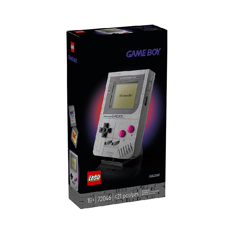 LEGO乐高72046Game Boy积木游戏机SUPER MARIO18+
