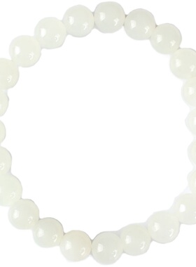 天然玉石和田玉白玉手链手串A货