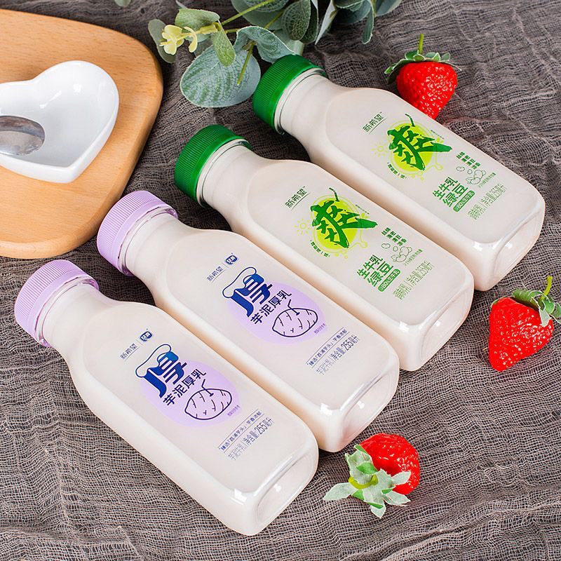 新希望绿豆沙芋泥厚乳原味鲜奶铺255ml