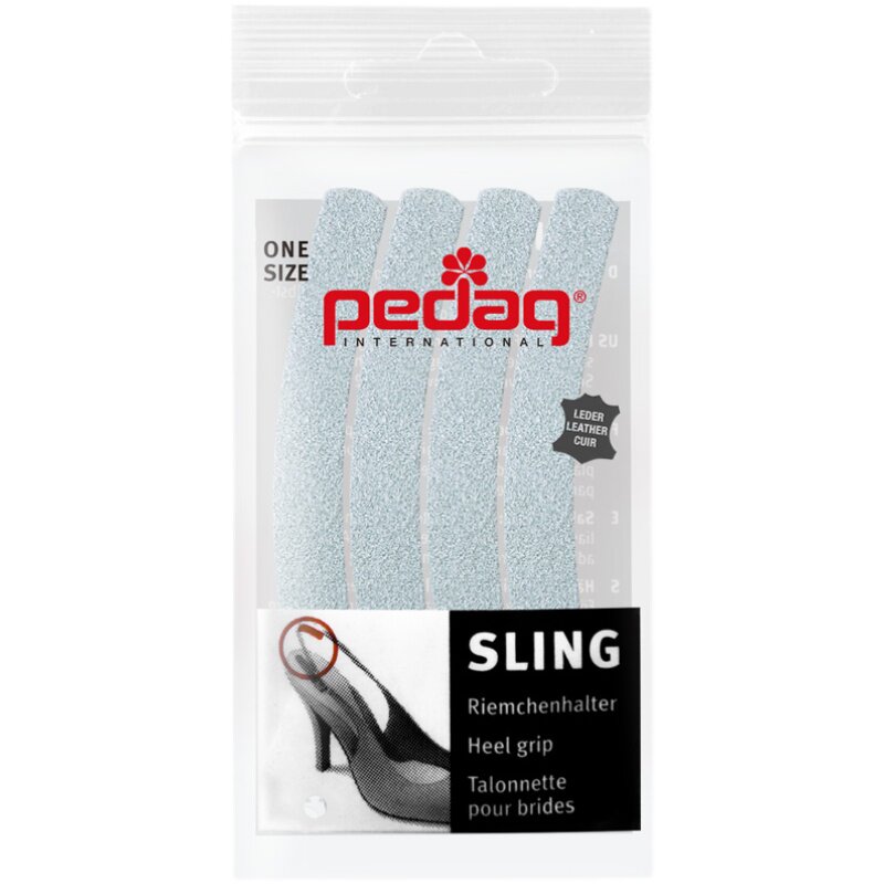 德国pedag凉鞋带高跟鞋后跟细贴不跟脚防掉防磨脚真皮薄款后跟贴